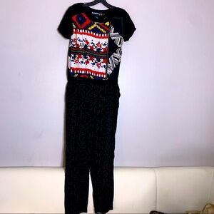 Desigual by Christian Lacroix  jumpsuit multi colored flawed 26